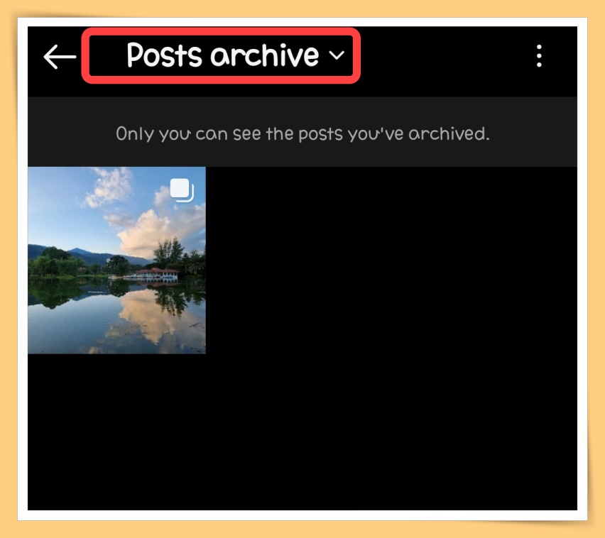 Post archive